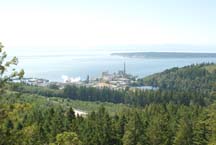 Valentine Mountain vistas: Easily reached and worth the (short) climb, the peak of Valentine Mountain in Cranberry is an ideal location from which to view Powell River's spectacular sunsets. (Photo by Sean Percy)